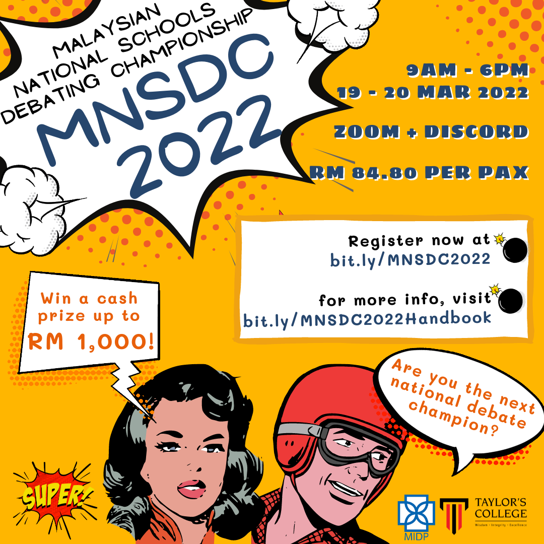 MALAYSIAN NATIONAL SCHOOLS DEBATING CHAMPIONSHIP 2022