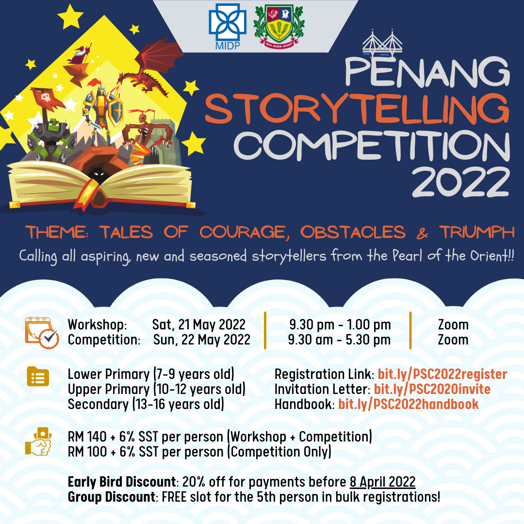 Penang Storytelling Competition 2022 Malaysian Institute For Debate 