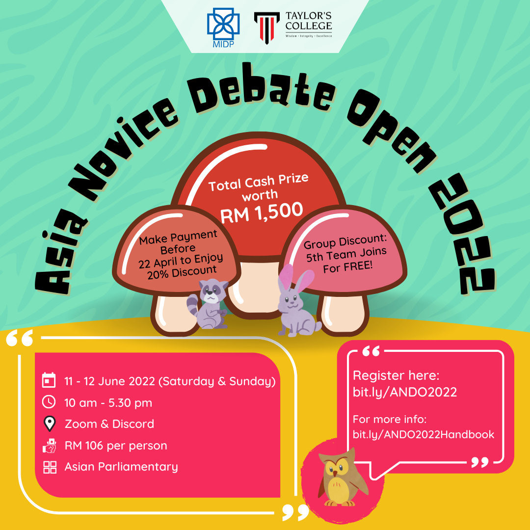 Asia Novice Debate Open 2022