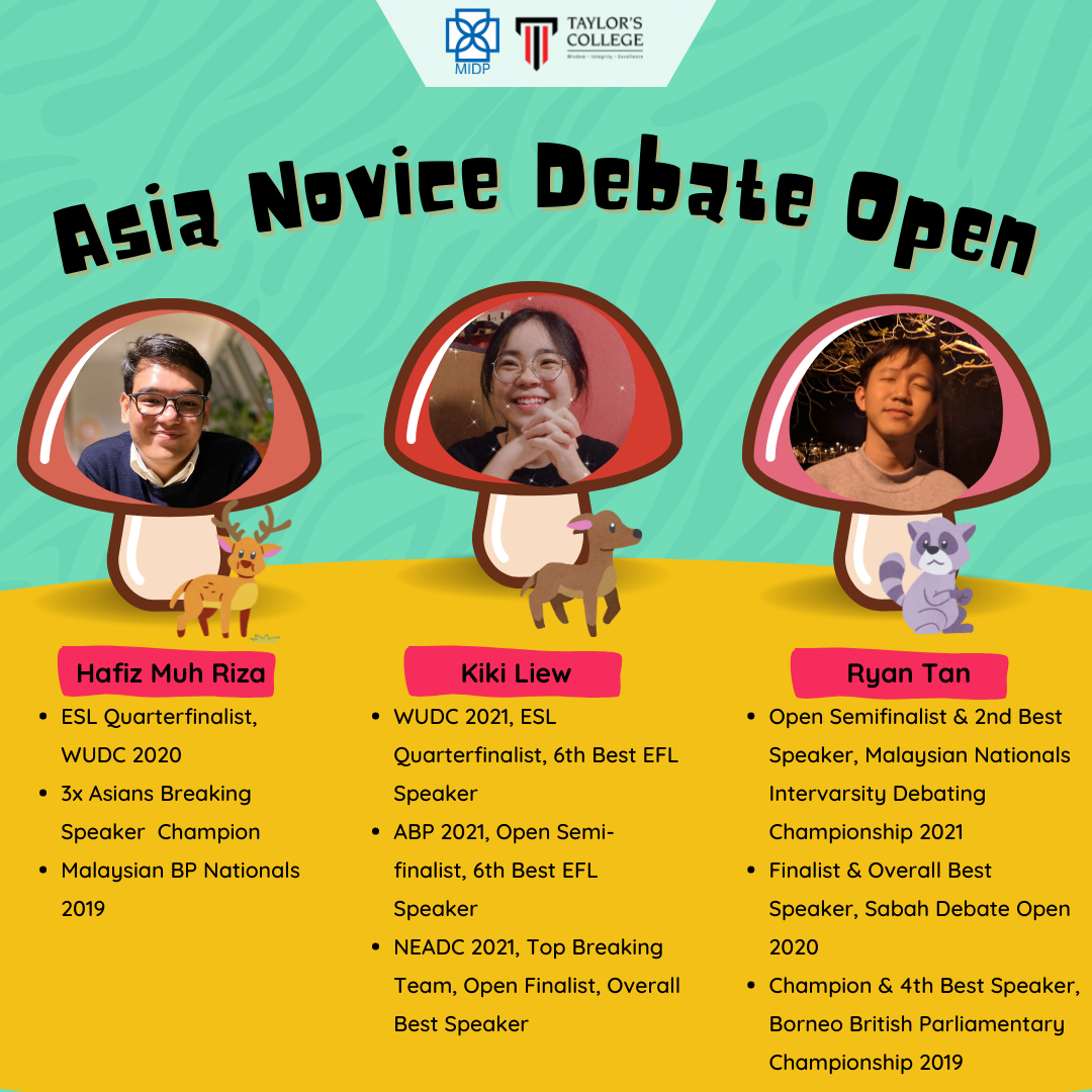 Asia Novice Debate Open 2022