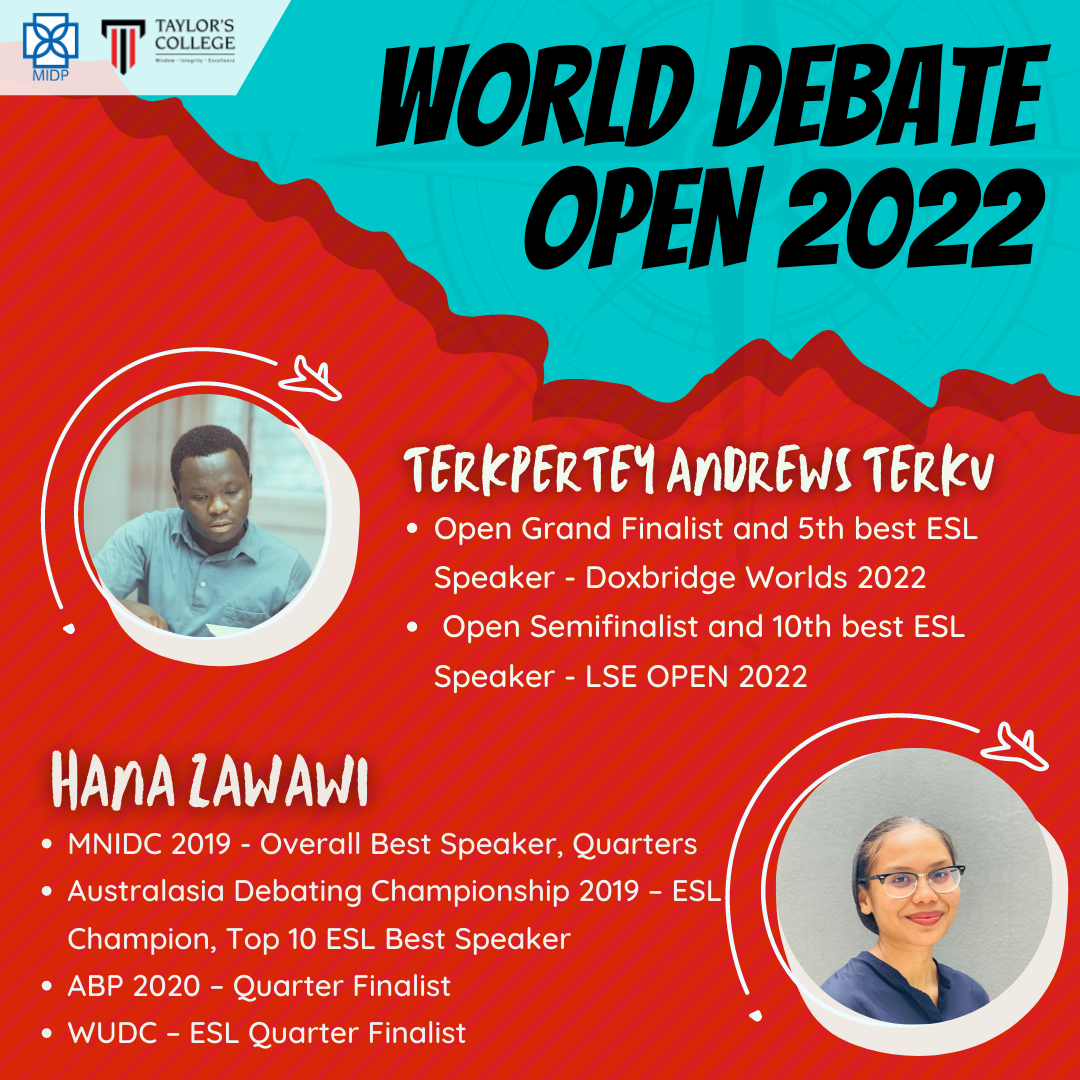 World Debate Open 2022 - Malaysian Institute for Debate and Public